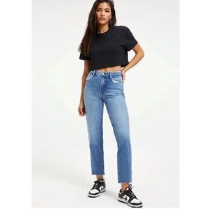 Good American Good Vintage Frayed Jeans